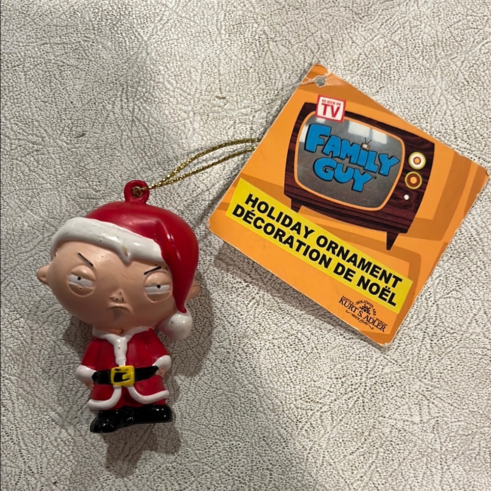Family guy stewie ornament brand new